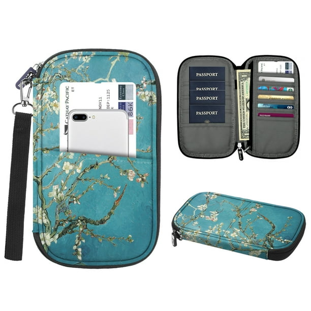 Family passport holder for 4 Passport case for family Family travel wallet passport holder Document Organizer Bag with Removable Wristlet Strap for Girls Women. Rose Red Family passport holder for 4 Passport case for family Family travel wallet passport holder Document Organizer Bag with Removable Wristlet Strap for Girls Women. Rose Red